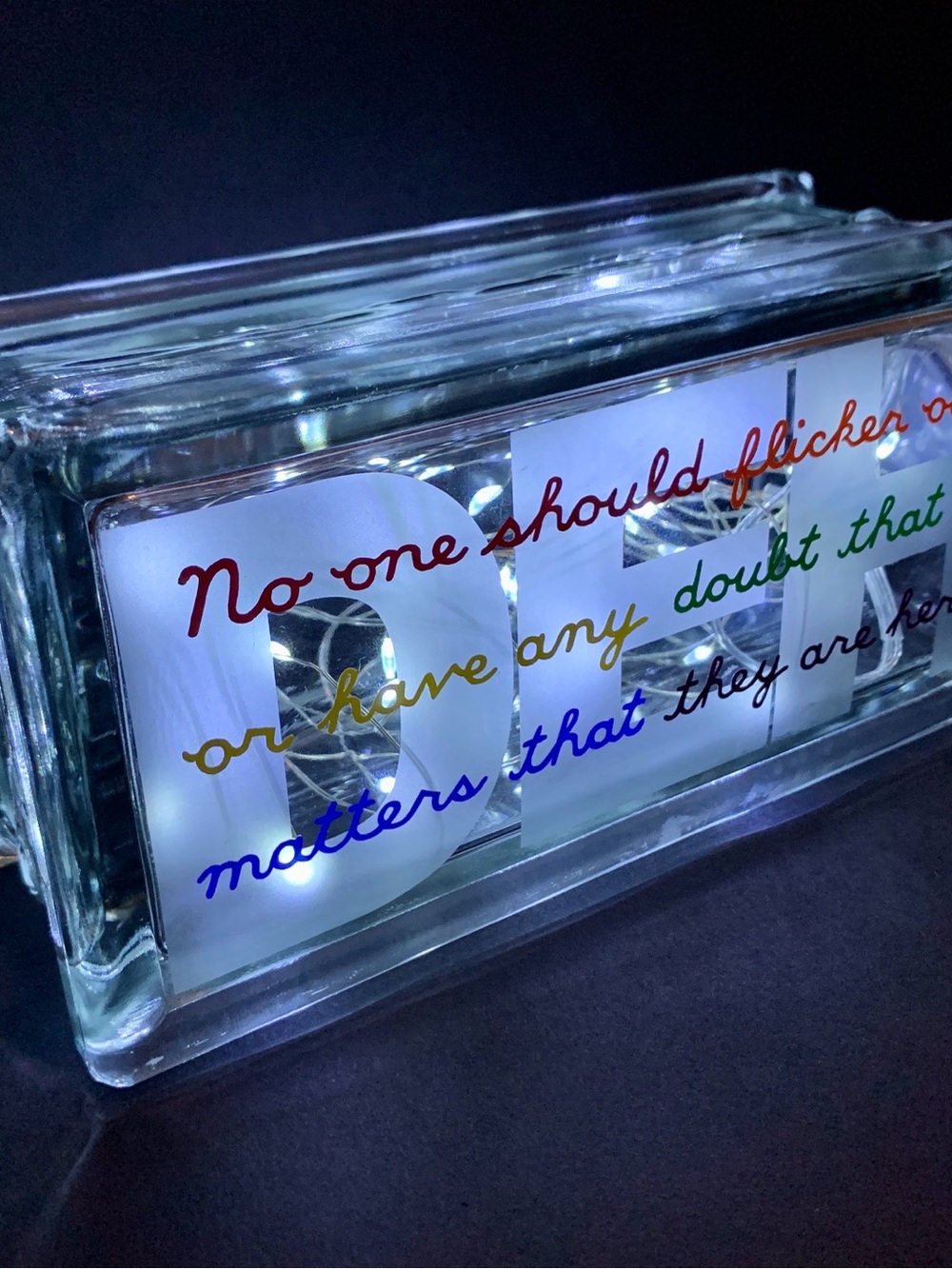 Handcrafted Etched Lamp - Picture 5 of 13